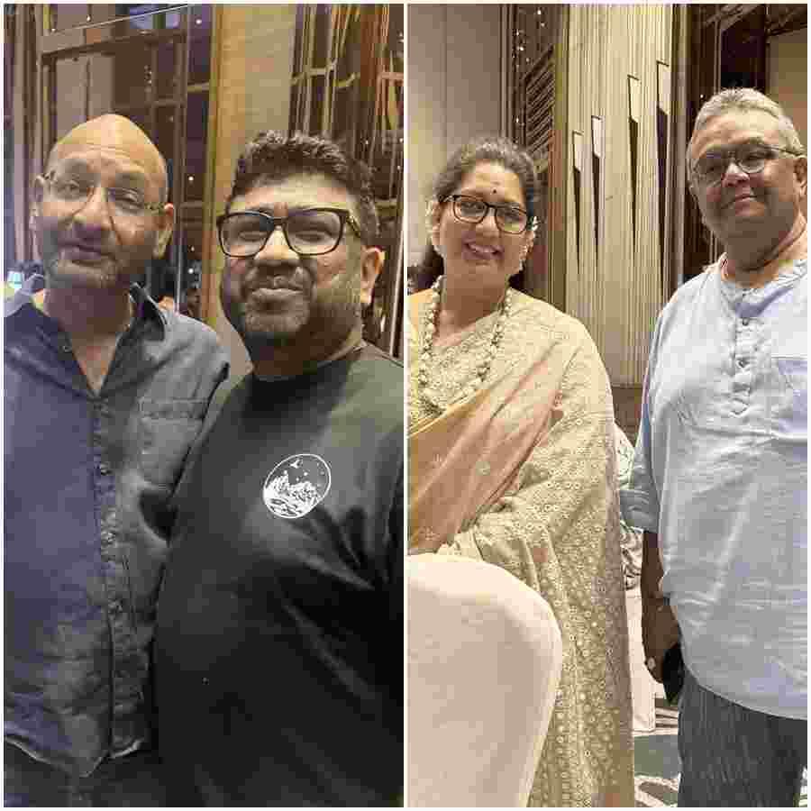 উদ্‌যাপনের ফাঁকে শ্রীকান্ত মোহতা, রানা সরকার, জয়তী চক্রবর্তী, ইন্দ্রদীপ দাশগুপ্ত।