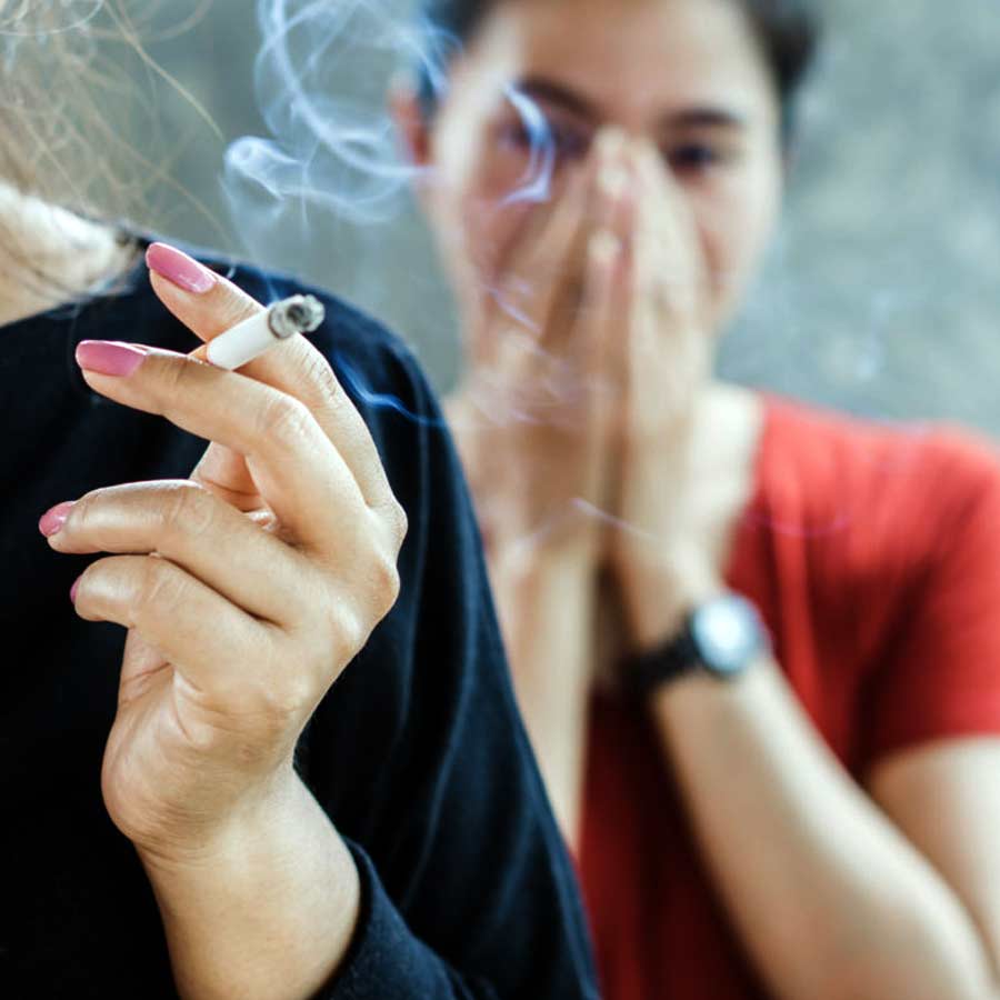 Passive smoking is dangerous and can cause serious health problems