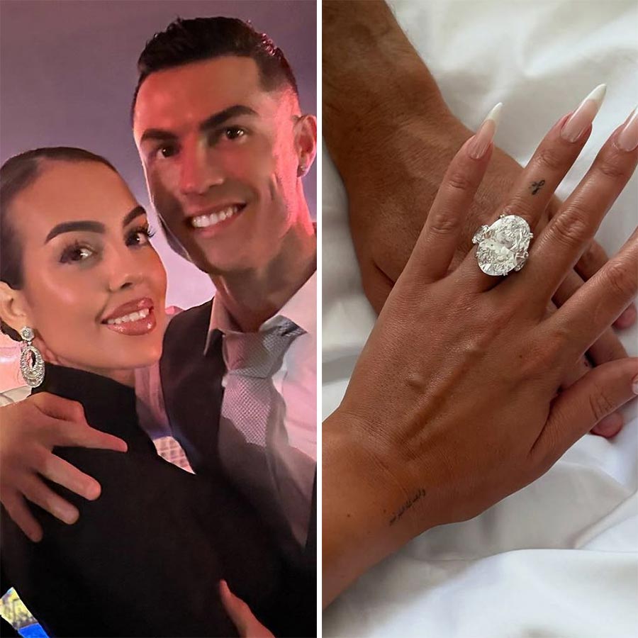 Cristiano Ronaldo proposes to Georgina Rodriguez with a diamond ring