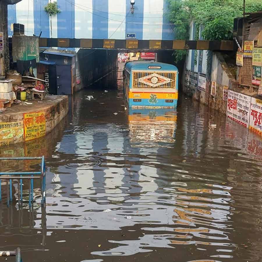 People of South Dum Dum area suffered due to water logged after heavy rainfall