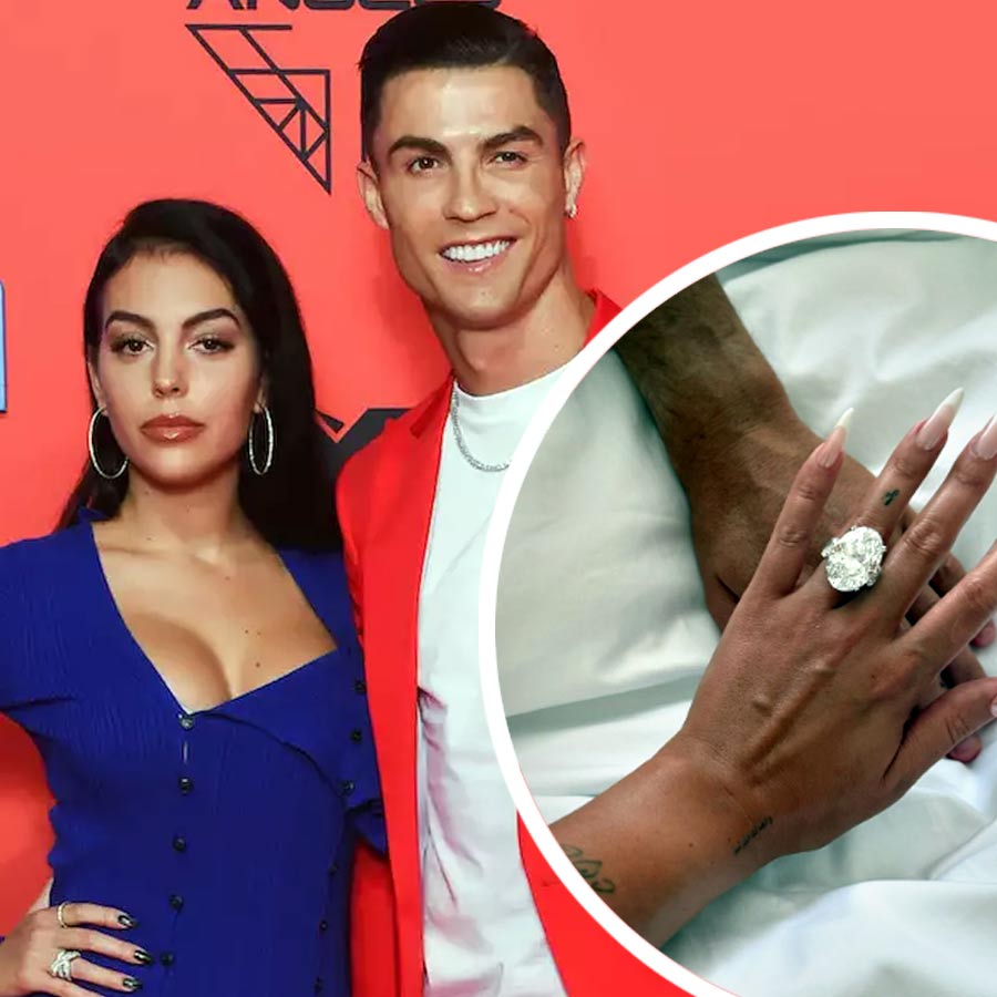 Portuguese footballer Cristiano Ronaldo proposed to Georgina Rodriguez with a 35 carat diamond ring know its price