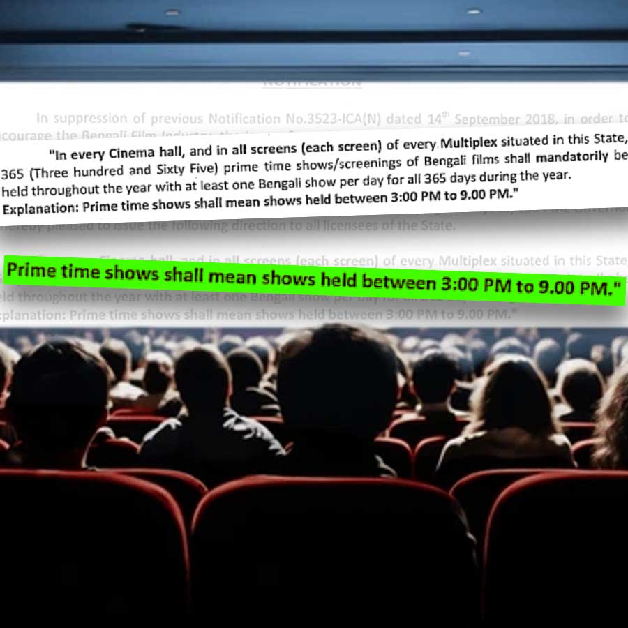 West Bengal Orders Mandatory Daily Prime-Time Screening of Bengali Films in All Cinemas and Multiplexes dgtl
