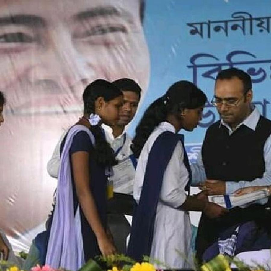 A few girls from different fields will be felicitated at the Cultural Lokmancha in Bardhaman on Kanyashree Day