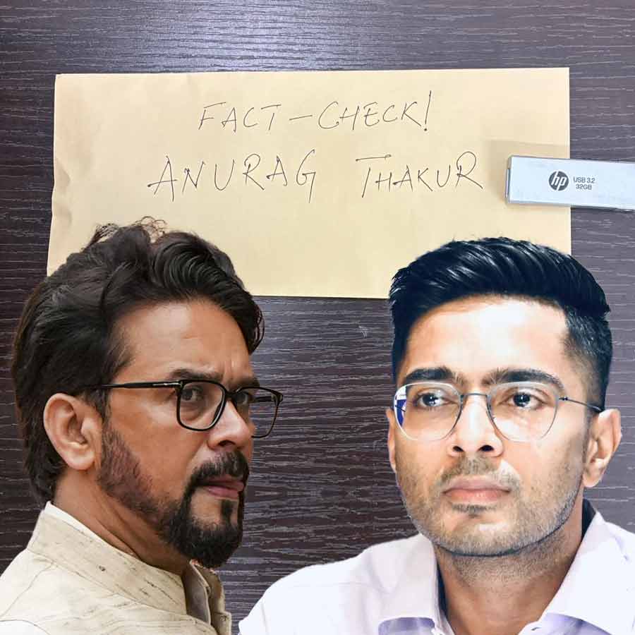 Abhishek Banerjee sends Diamond Harbour voting data to Anurag Thakur\\\\\\\\\\\\\\\'s residence