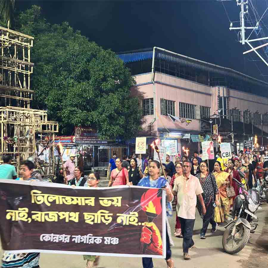 কোন্নগরে বিচারের দাবিতে নাগরিক মিছিল।