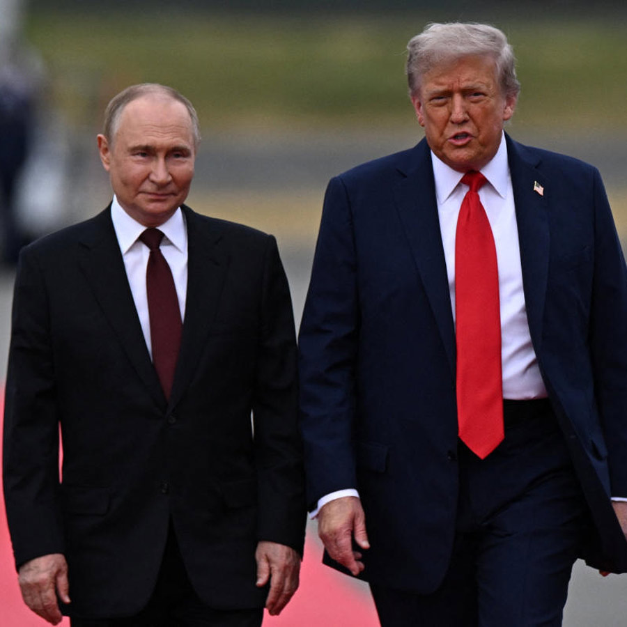 What did Donald Trump and Vladimir Putin said after the meeting in Alaska dgtl