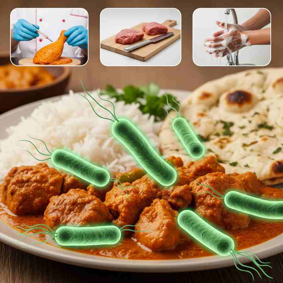 Several foods can be vehicles for Salmonella bacteria, which can cause food poisoning
