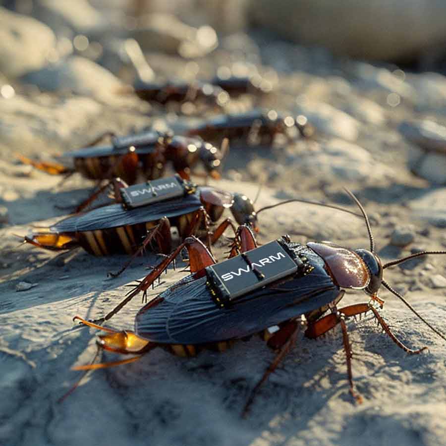 German Startup Company develops special AI tool to turn cockroaches into spies