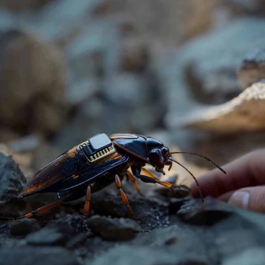 German Startup Company develops special AI tool to turn cockroaches into spies
