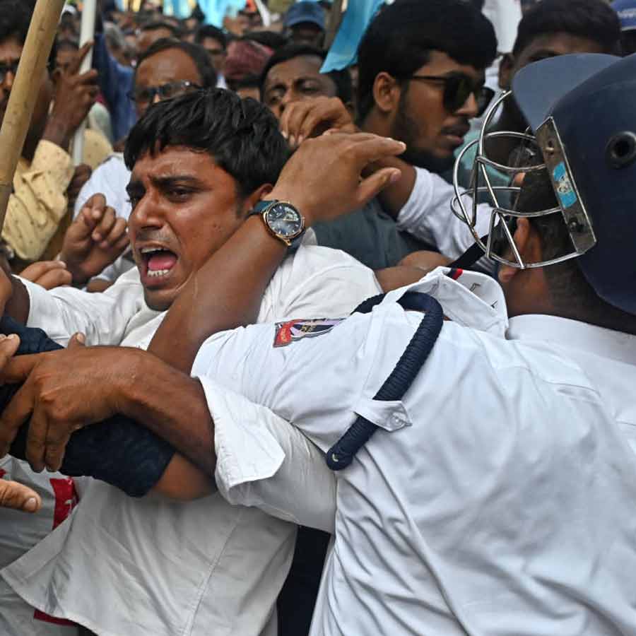 Bidhannagar police claim that attack on police during SSC bhavan Abhijan has been planned dgtl