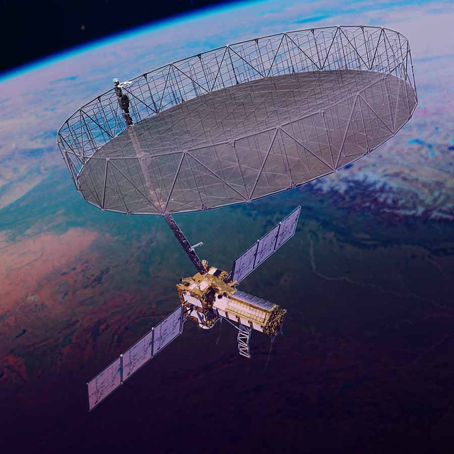 NASA ISRO successfully deploy largest radar antenna of world in orbit dgtl
