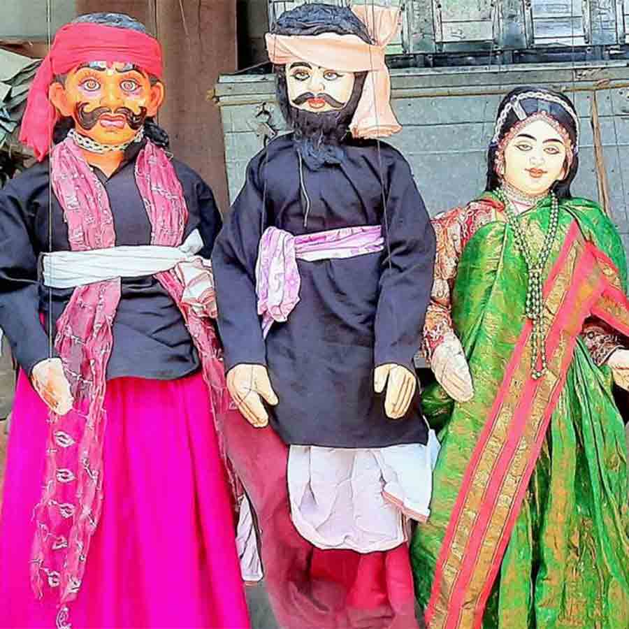 Puppet shows are getting depleted from village fairs