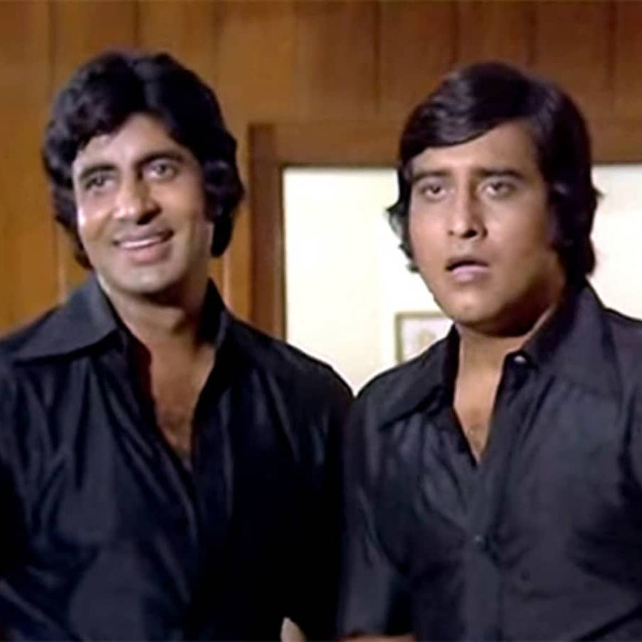Vinod Khanna and Amitabh Bachchan