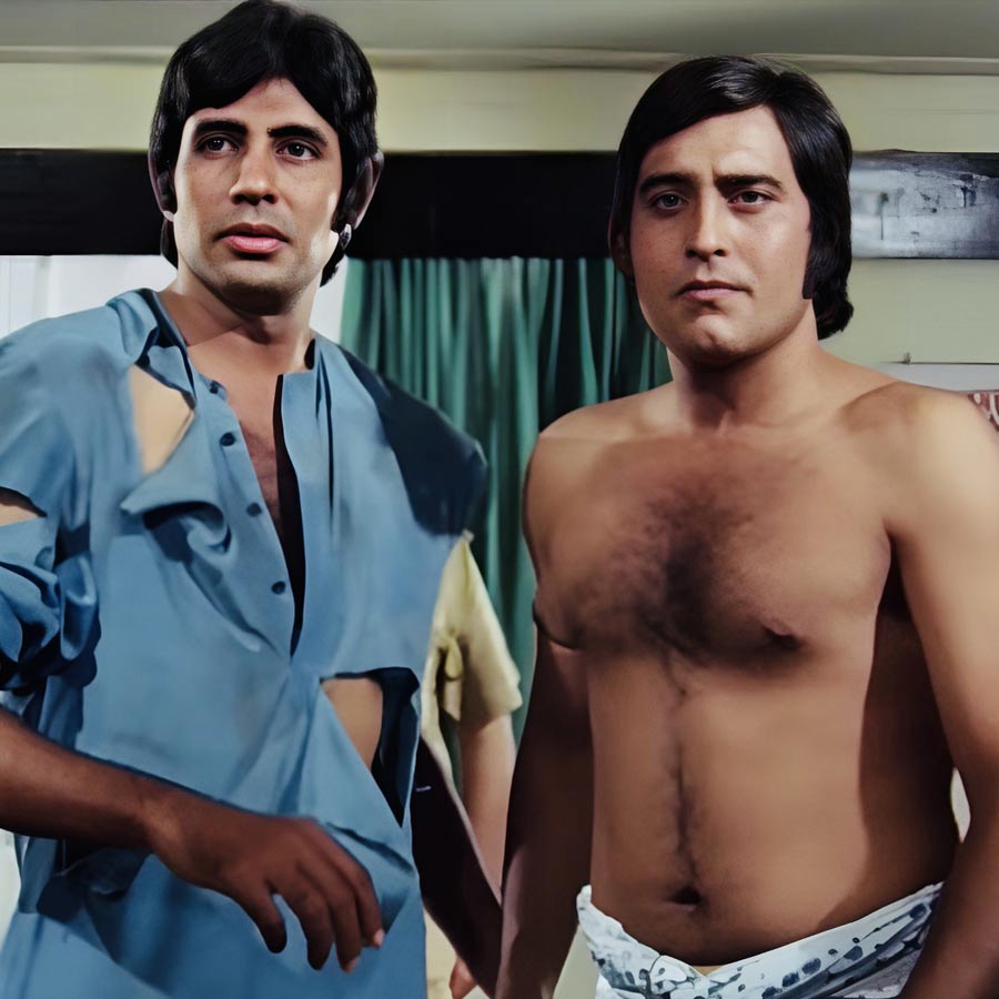Vinod Khanna and Amitabh Bachchan