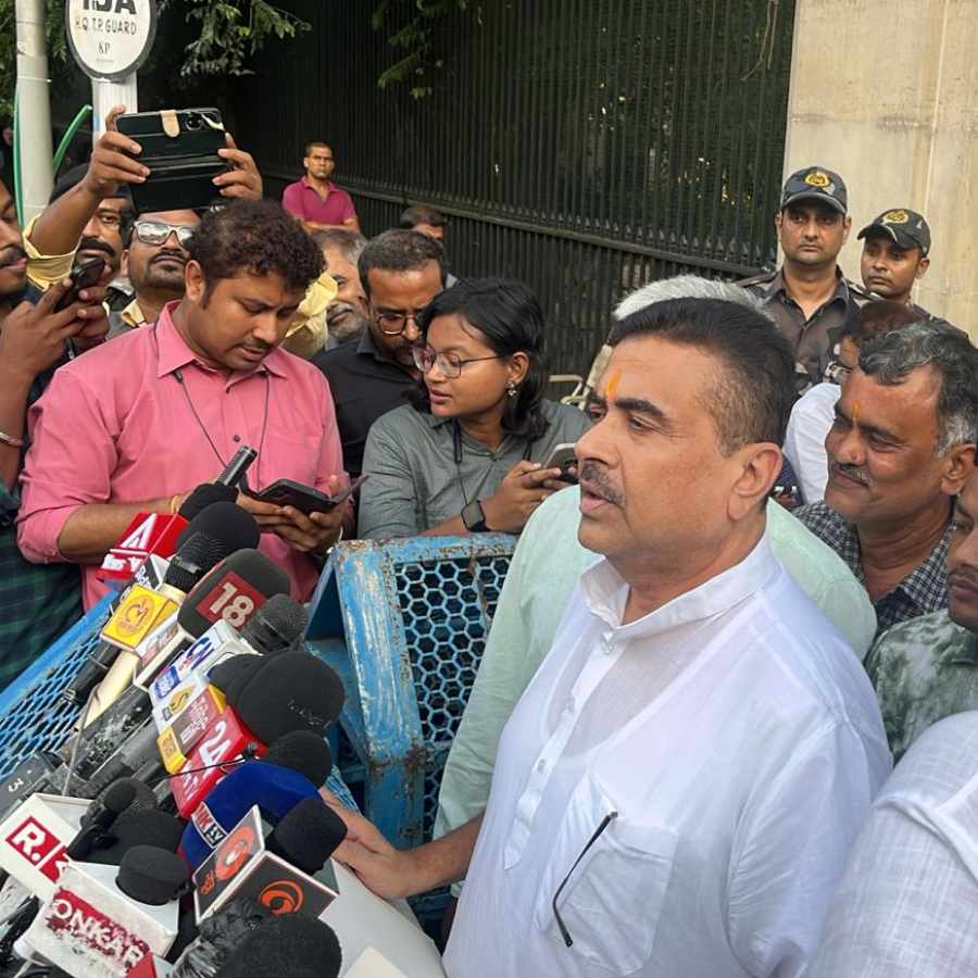 BJP leader Suvendu Adhikari along with his MLA colleagues have given a deputation to the governor CV Ananda Bose