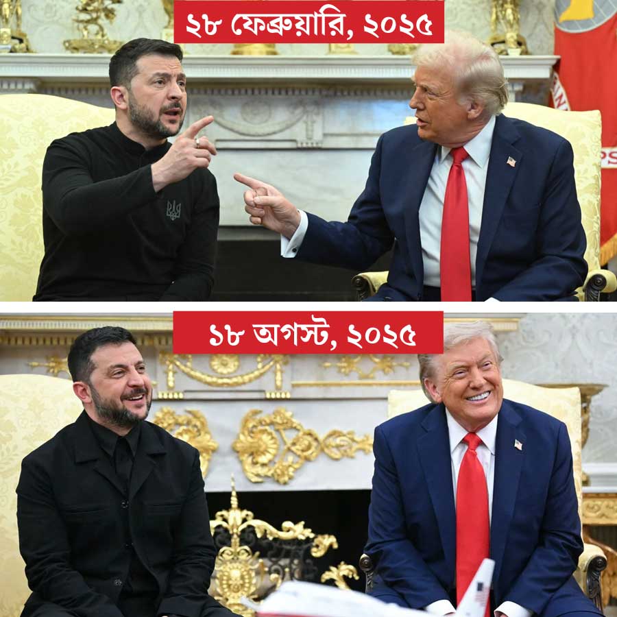 Changes in attitude and dress of Volodymyr Zelenskyy and warm welcome from Donald Trump dgtl