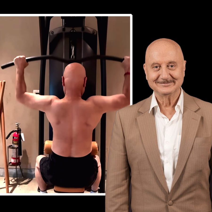 Bollywood actor Anupam Kher at 70 proves age is just a number as he flaunts his ripped physique