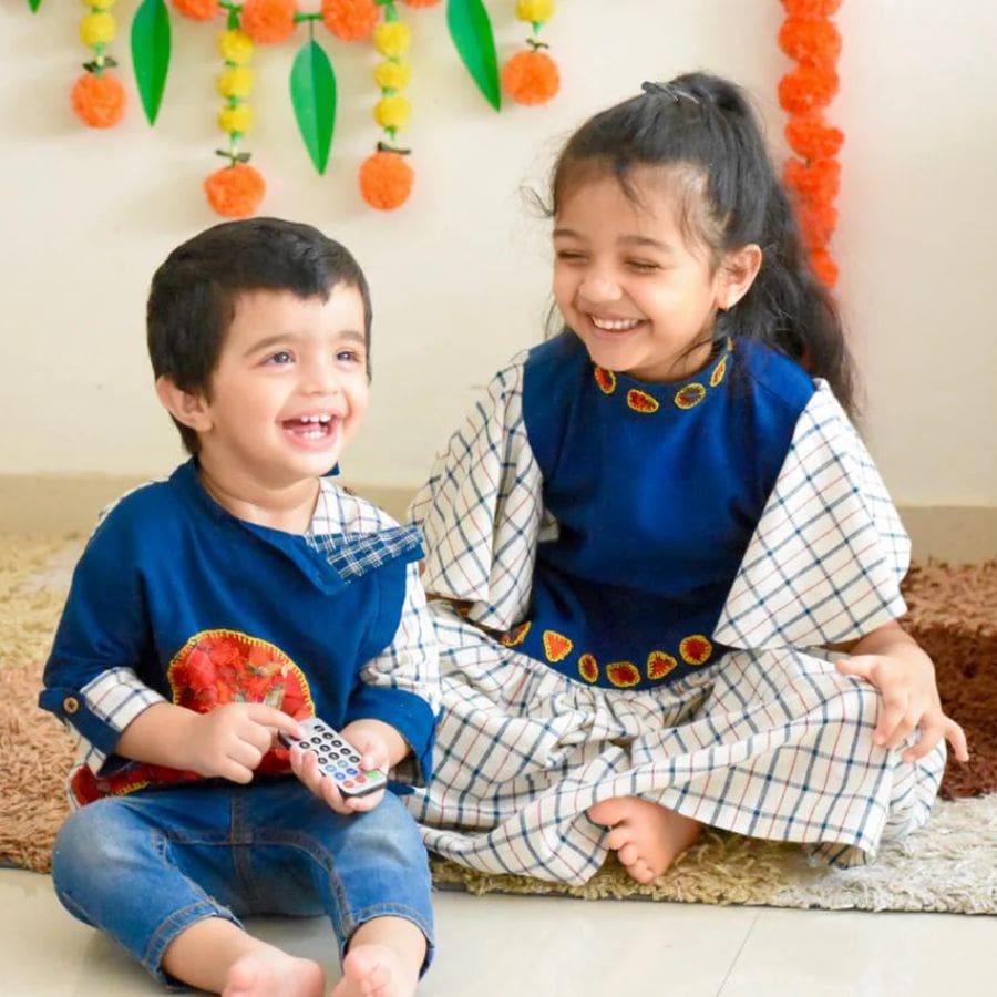 Trending Kids’ Fashion for Durga Puja 2025 dgtl