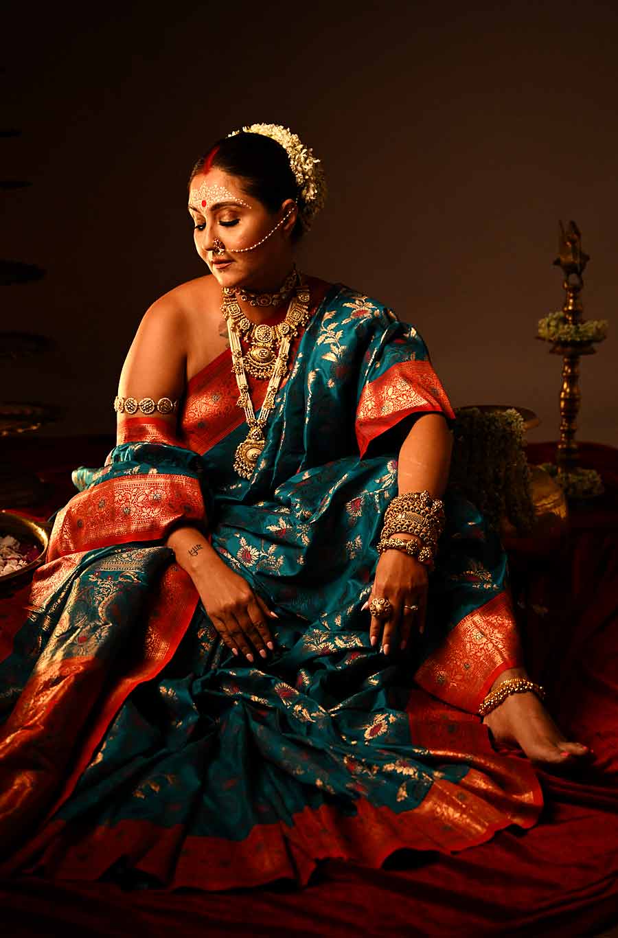 Actress Swastika Mukherjee came up with four different look of four different regions of the country