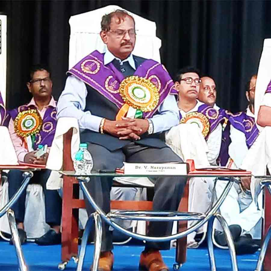 Convocation at Burdwan University after getting their permanent vice Chancellor