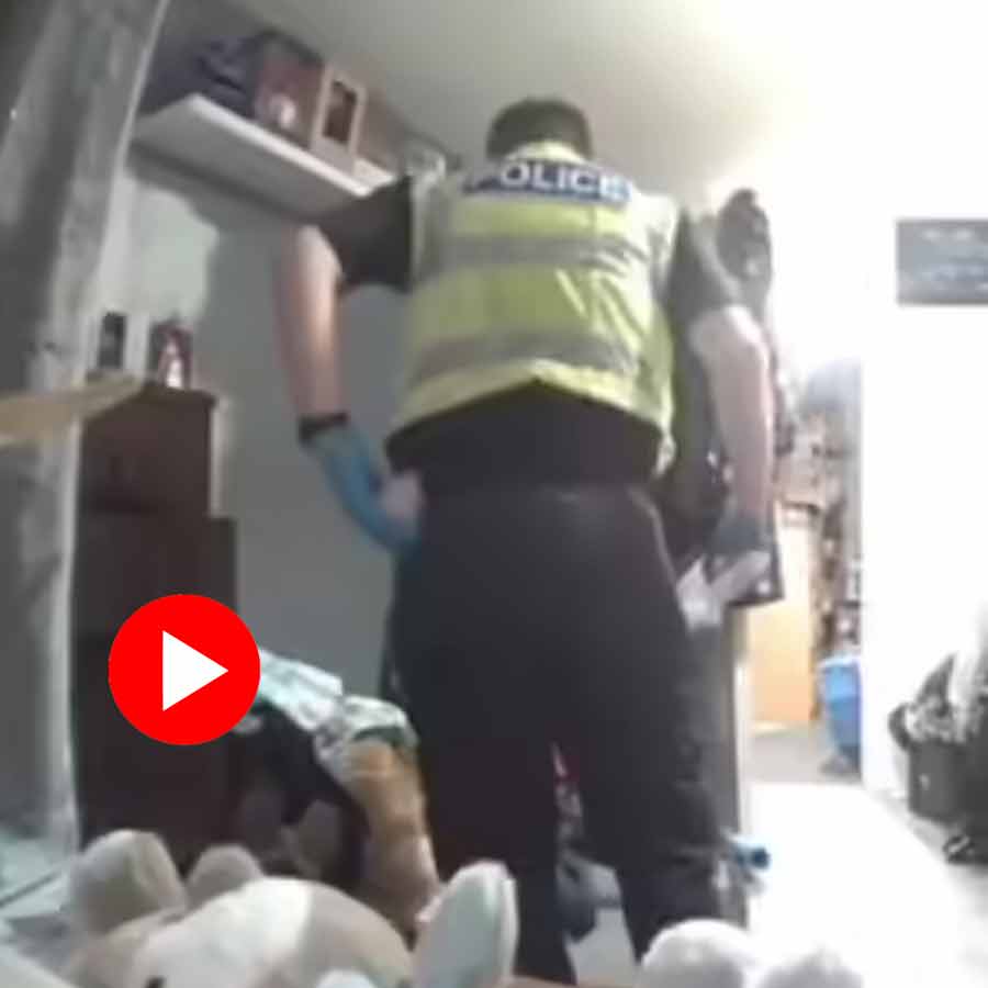 Video shows police stealing undergarment of a woman during search, landed in jail