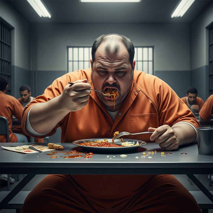 prisoner weighing nearly 300 kg is costing the state 2 lakh per day