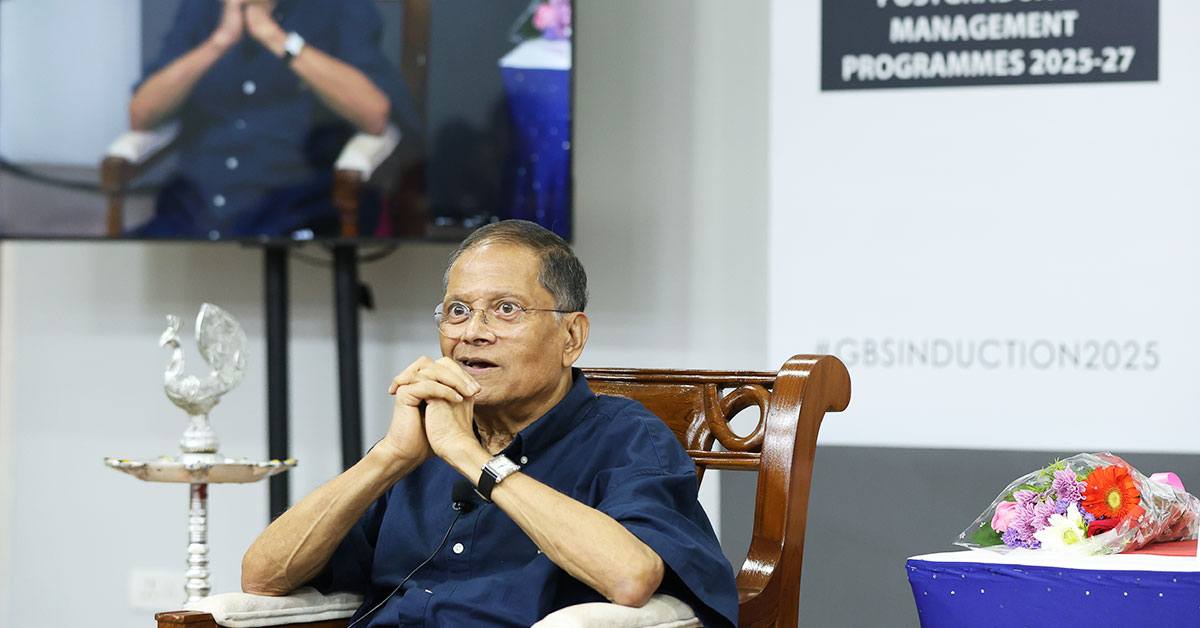 গ্লোবসিন গ্রুপের প্রতিষ্ঠাতা ও চেয়ারম্যান, বিক্রম দাশগুপ্ত, তাঁর অনন্য ভঙ্গিতে শিক্ষার্থীদের সঙ্গে কথোপকথন শুরু করেন।