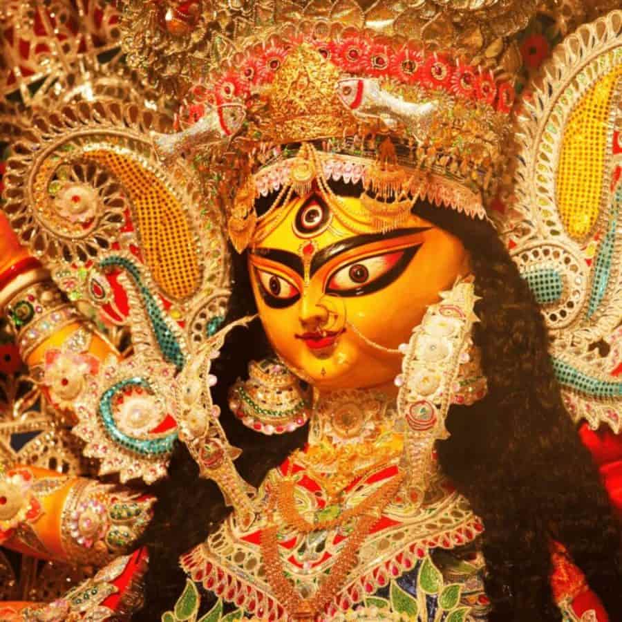 চালসা এবং মেটেলি: এই দু’টি জায়গার চা বাগানগুলিতে বেশ কিছু ঐতিহ্যবাহী দুর্গাপুজো হয়। চা বাগানের শ্রমিকেরা মিলেমিশে এই পুজোর আয়োজন করেন। এখানকার পুজোতে চা বাগানের এক নিজস্ব সংস্কৃতি ফুটে ওঠে।