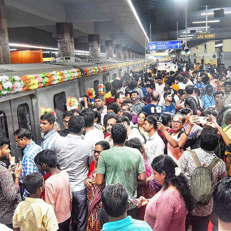 Along with the excitement about the metro, there was also some confusion among the passengers