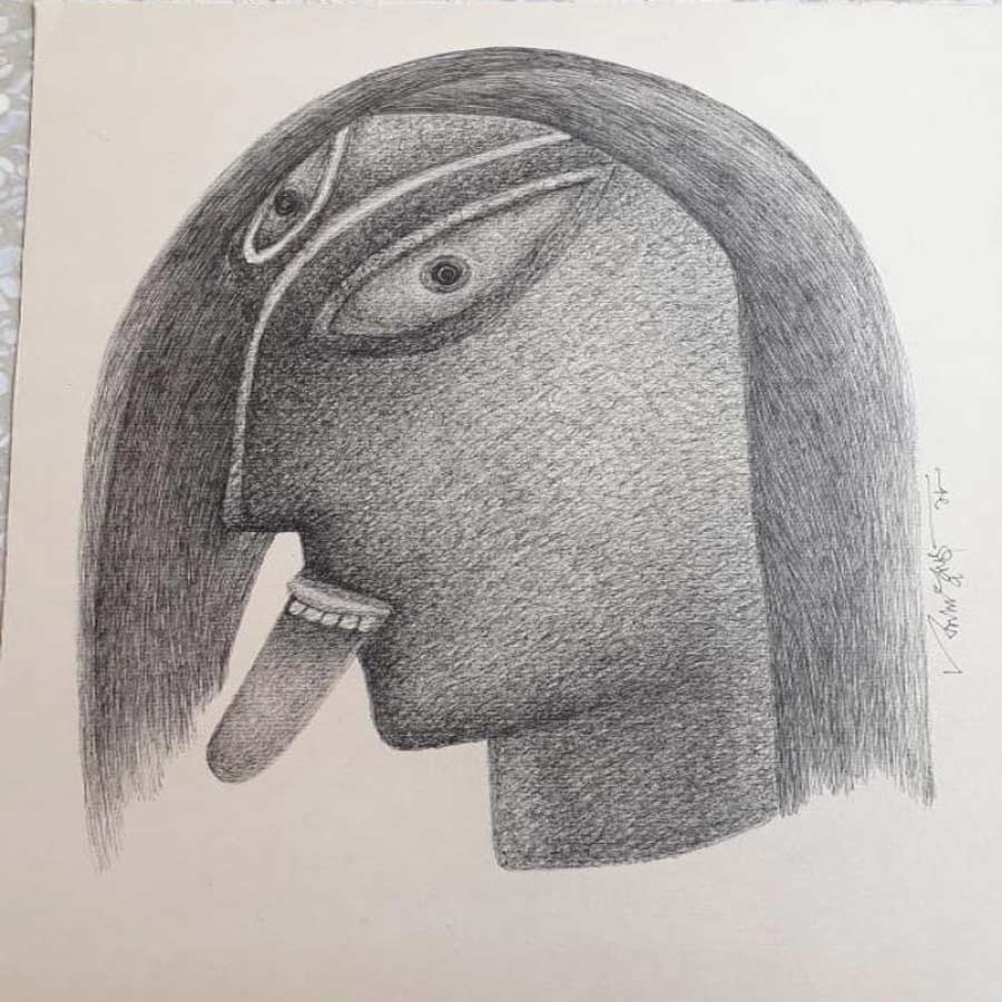 The exhibition titled 'Side by Side' was organized at 'Maya Art Space' recently