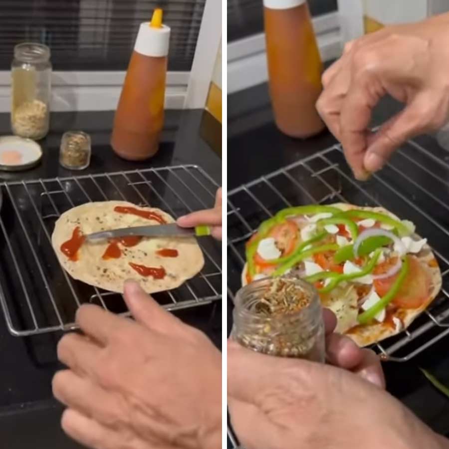 Nena Gupta's favorite roti Pizza recipe