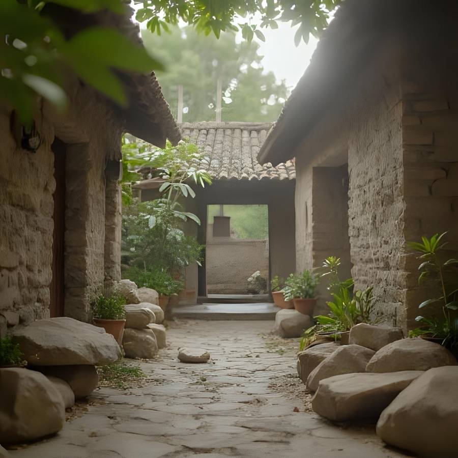 কথিত, গ্রামের কোনও কোনও বাড়ির উঠোনে নাকি হঠাৎ করে পাথর এসে পড়ত। কে বা কেন তা ফেলত, তা কেউ জানত না। সেই পাথরগুলি গ্রামবাসীরা আবার ভগবতীর্থ থানে ফিরিয়ে দিতেন।