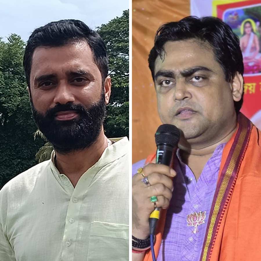 BJP's internal conflict in Thakurbari, dispute between Shantanu and Subrata Thakur, TMC also got involved dgtld