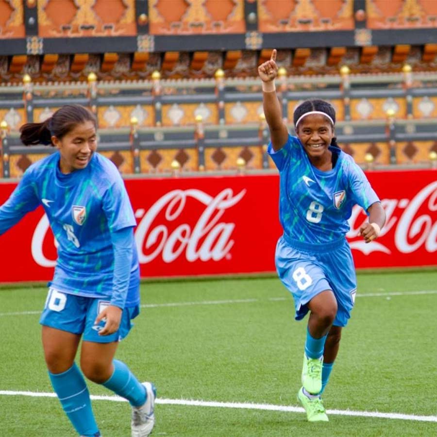 India Women scored 8 goals against Bhutan Women in U-17 SAFF cup