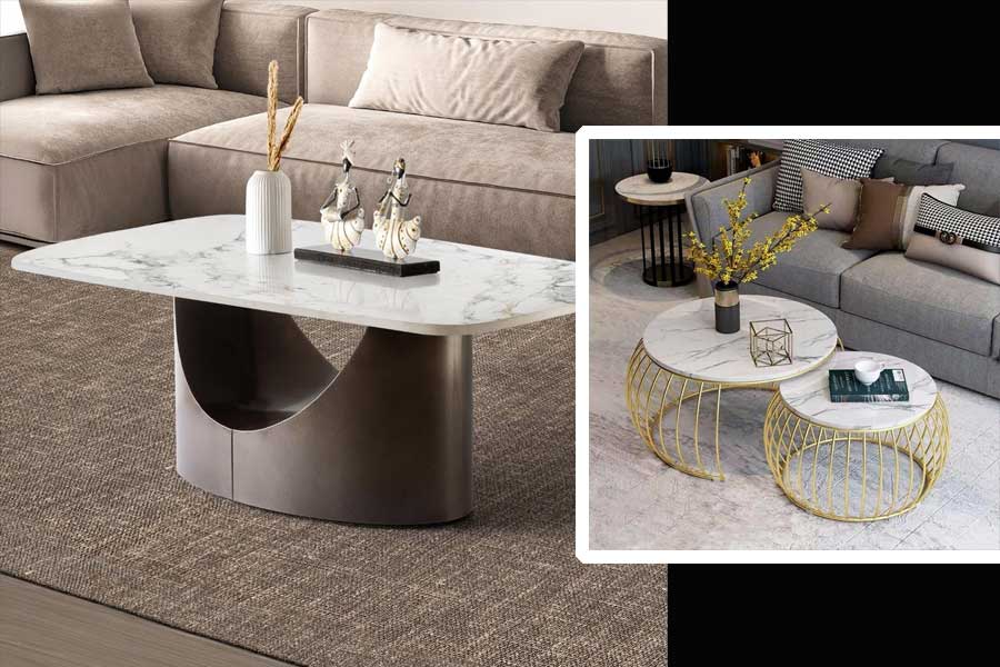 ধাতব কফি টেবিলও আধুনিক অন্দরসজ্জার অঙ্গ হতে পারে।