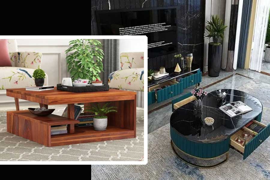 জায়গা কম হলে এমন কফি টেবিলও বেছে নিতে পারেন। টুকিটাকি অনেক কিছুই রাখা যাবে সেখানে।