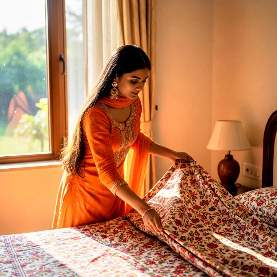 How to clean a bedcover properly, in which frequency should it get changed dgtl