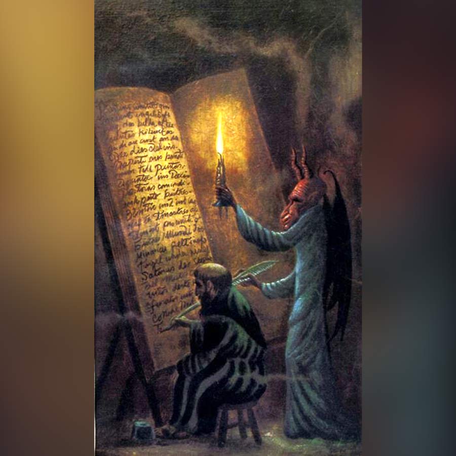 Codex Gigas, known as Devil's Bible