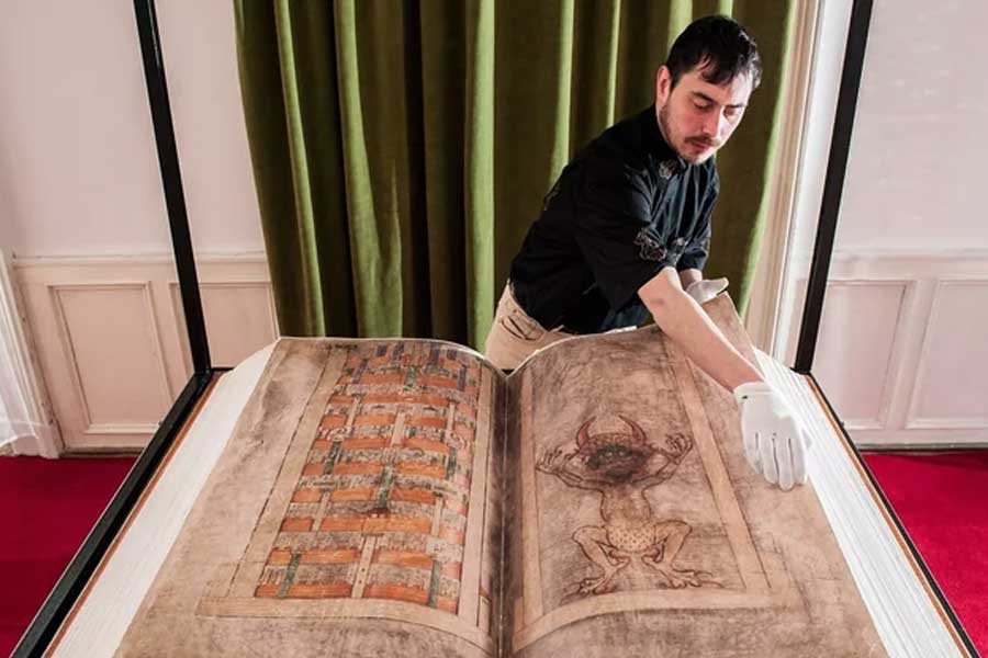 Codex Gigas, known as Devil's Bible