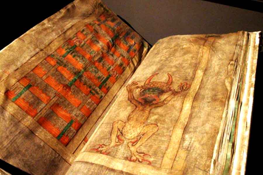 Codex Gigas, known as Devil's Bible