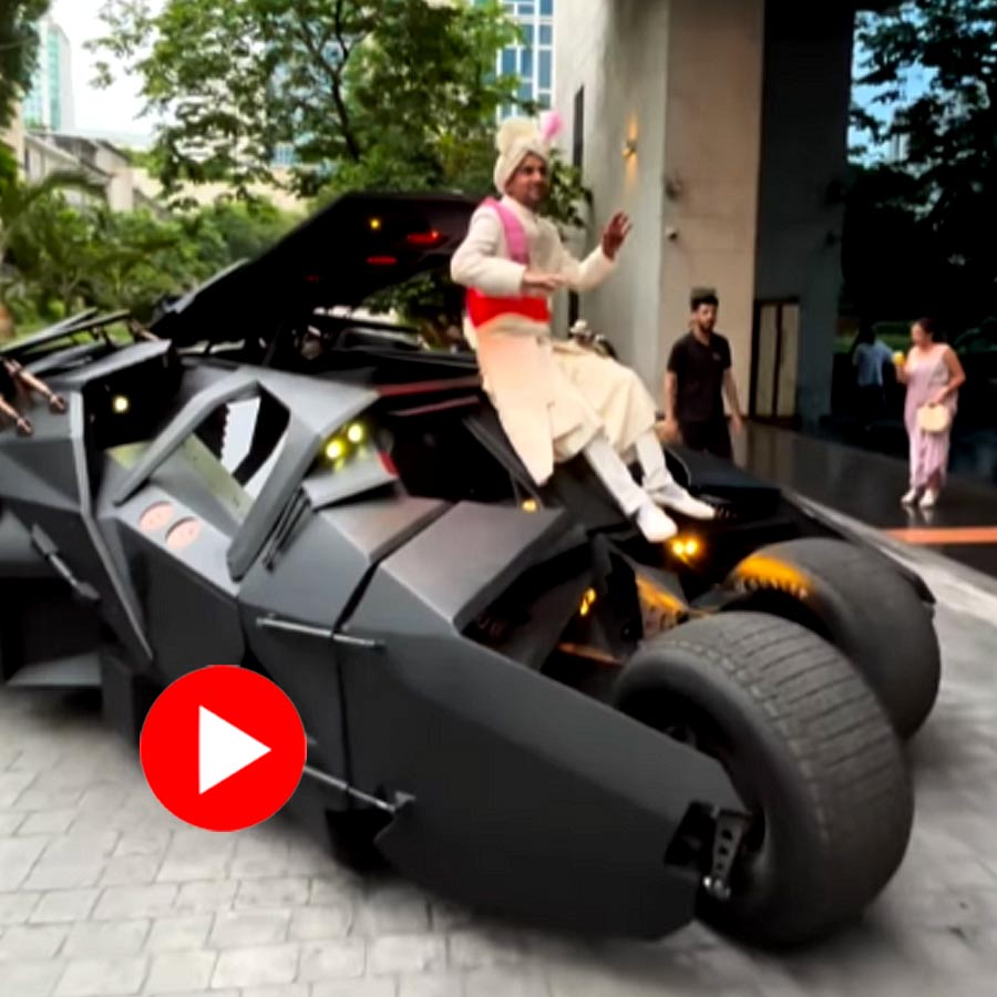 Video of Indian groom arriving in wedding venue on ‘Batmobile’ in Thailand goes viral dgtl