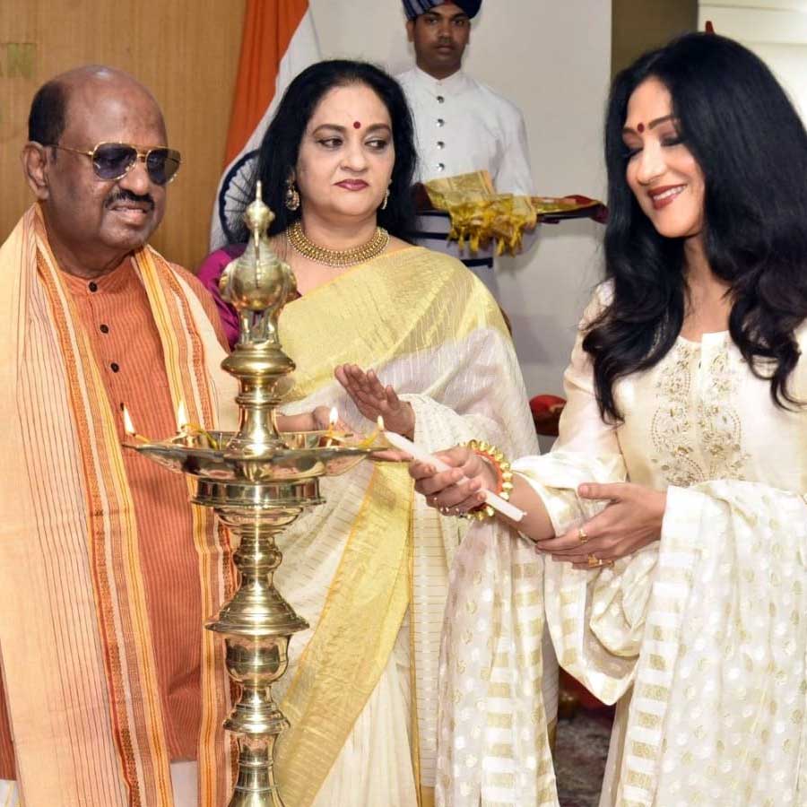 Actress Rituparna Sengupta was overwhelmed as governor watched her movie Goodbye Mountain dgtl