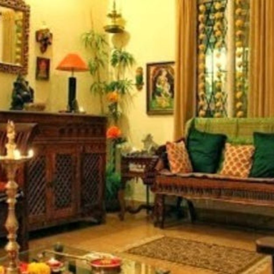  রঙের ক্ষেত্রে মাটির টোন, সাদা, অফ-হোয়াইট, গাঢ় সবুজ বা মেরুন অনেকটা ঐতিহ্য ফিরিয়ে আনে।