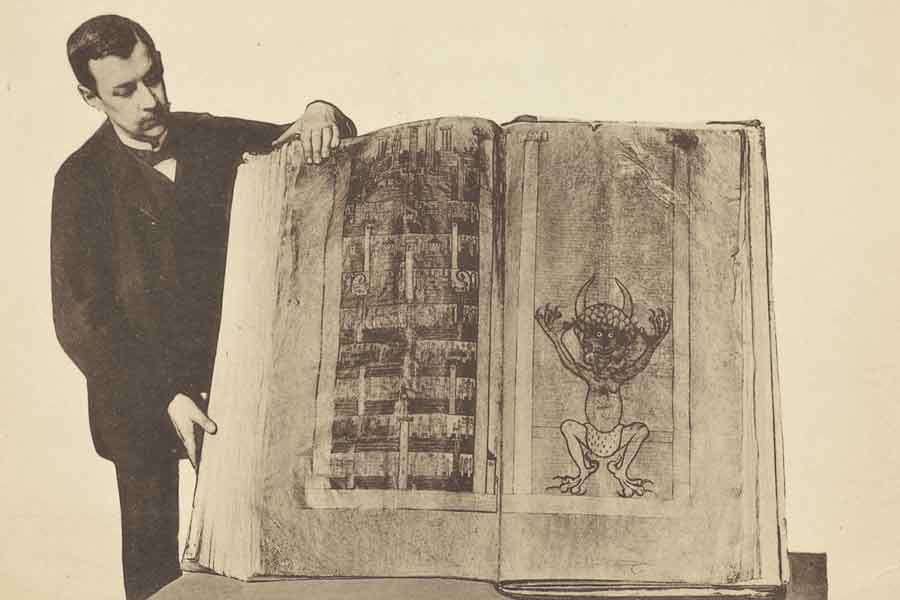 Codex Gigas, known as Devil's Bible