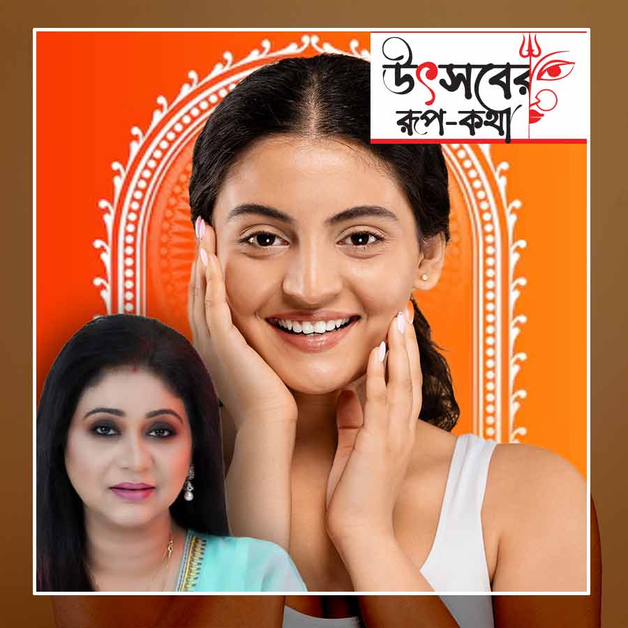 Keya Seth Shares skincare tips to get naturally glowing skin before Durag Puja dgtl