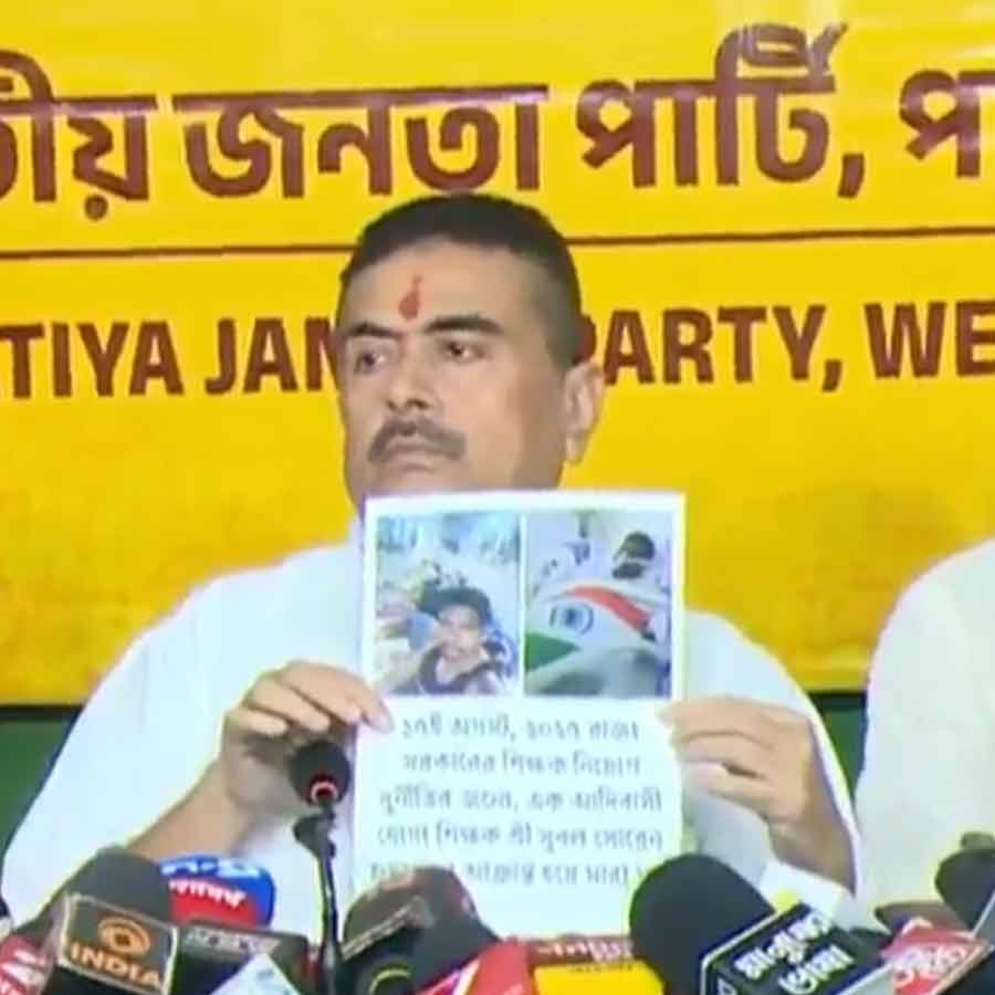 Subhendu Adhikari attacks TMC on atrocities on tribal people issue, TMC calls it BJP’s ploy to revive vote share in tribal areas