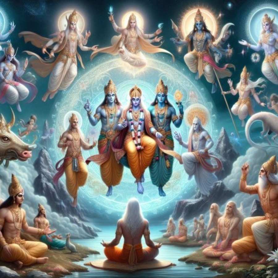 ৫। নিপীড়িত দেবতারা প্রার্থনা করলেন গণেশের কাছে। তিনি প্রতিশ্রুতি দিলেন, অবতার হয়ে এই রাক্ষসের অবসান ঘটাবেন।