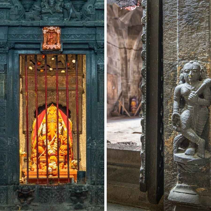 ১৪। আর এক অদ্ভুত দিক হল ভূগর্ভস্থ কক্ষ। সাধকরা ধ্যান করতেন এখানে। সাধারণত এই সুরুঙ্গপথটি জলপূর্ণ থাকে। কেবল গুরু পূর্ণিমার দিনে এটি পরিষ্কার করে ভক্তদের জন্য খুলে দেওয়া হয়।