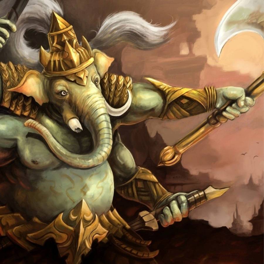 লম্বোদর ক্রোধাসুরকে পরাজিত করে ত্রিলোককে শান্ত করেছিলেন। বার্তা দেন, অগ্নি যতই প্রজ্বলিত হোক, স্থিরতা তার প্রতিষেধক।