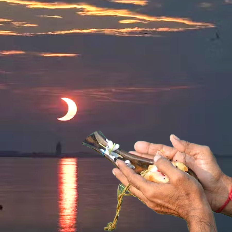 Is there any issue on performing tarpana due to partial solar eclipse during mahalaya dgtl